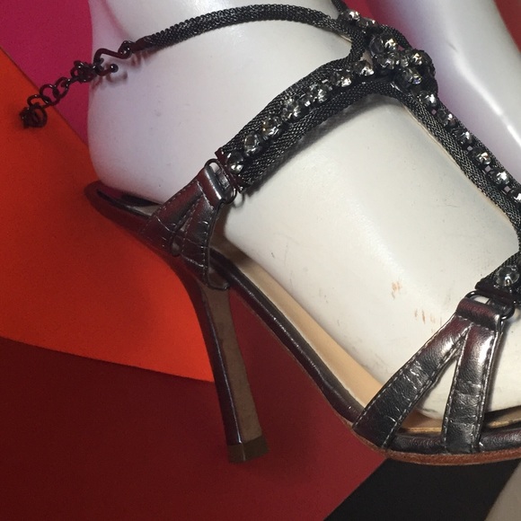 Limited Edition leather and rhinestones